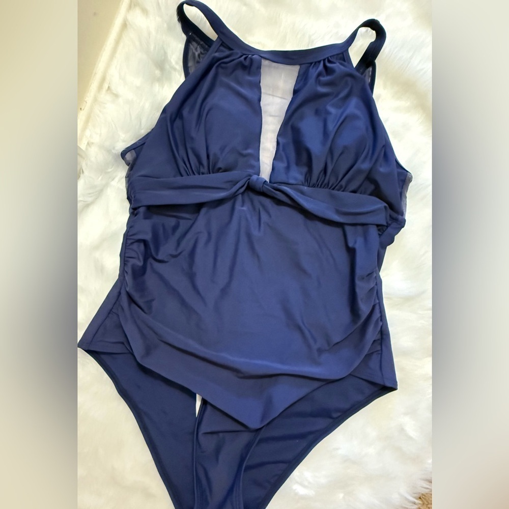 Women’s High Neck One Piece Bathing Suit